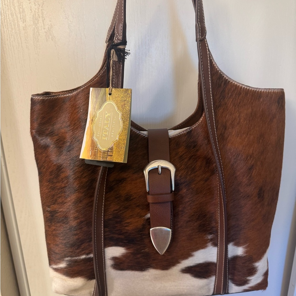 Cavalcanti cowhide handbag